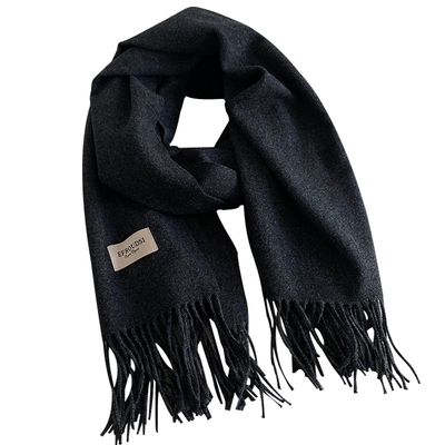 chao百搭的秋冬纯色围巾男女同款