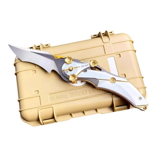 三角洲北极星信条影锋蝴蝶刀弹射伸缩怜悯金属武器模型玩具未开刃