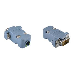 HDB15针VGA接头 DB15针孔三排端子插头15针免焊接公头母头链接器