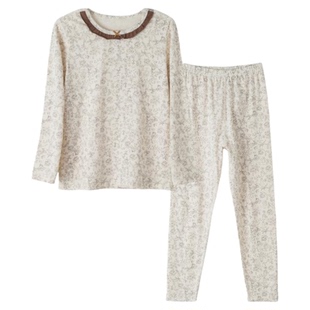 女童秋衣秋裤儿童保暖内衣套装2026新款春秋女孩高级感宝宝家居服