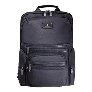 梦特娇男士商务出差双肩包经典通勤背包大容量旅行电脑包ZA