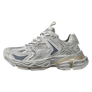 BASLS厚底老爹鞋男款2026新款秋冬透气增高5cm潮流百搭休闲鞋子