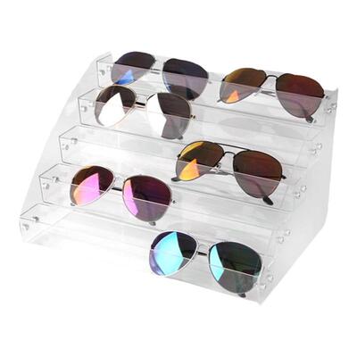 亚克力眼镜可拆装多层透明陈列架