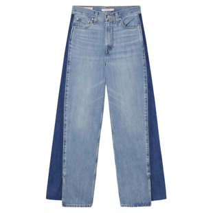 【商场同款】Levi's李维斯25年秋冬女士Ribcage阔腿牛仔裤A6081