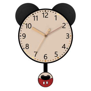 新款客厅挂钟时尚创意时钟挂墙石英钟卧室挂表免打孔静音家用钟表