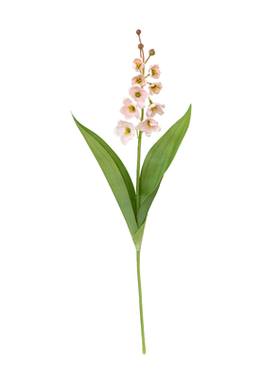 多巴胺高档铃兰花手捧花仿真花花束装饰摆件拍照道具风铃假花摆设
