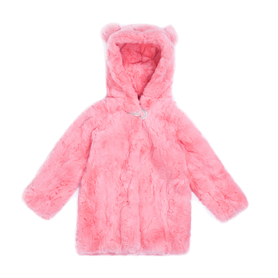 儿童冬季真皮草獭兔毛外套厚实