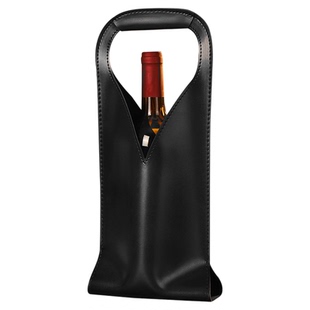 红酒包装礼盒1瓶装手提袋子空盒高档葡萄酒红酒瓶礼品袋定制皮盒