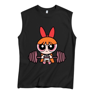 两2元88vip商品花花男士无袖男t恤纯棉训练运动健身背心男款打底