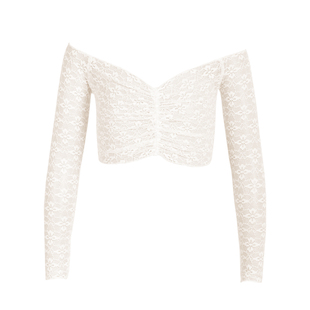 danzbaby儿童舞蹈服女童蕾丝长袖芭蕾舞练功服吊带体操服外套BS03