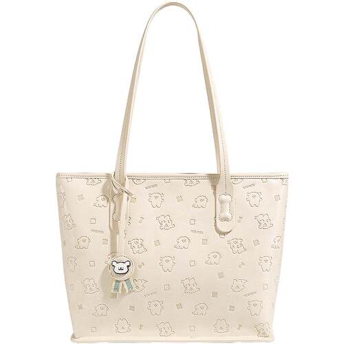 TOUTOU线条小狗冠军托特包大容量女菜篮子通勤手提斜挎包生日礼物