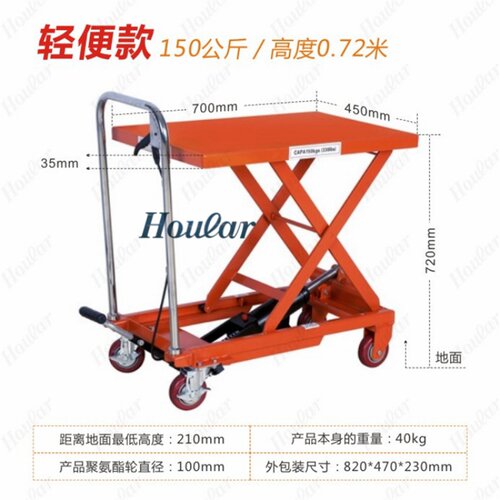 小型手动升降机价格 小型手动升降机图片 星期三