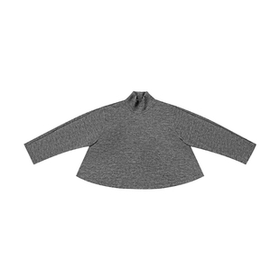 南北贝'半高领娃娃衫'长袖t恤冬季内搭打底衫纯色百搭简约小上衣