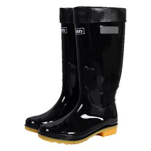回力新款反光雨鞋男款高筒雨靴水鞋防滑耐磨劳保水靴加绒保暖钓鱼