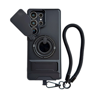 适用于三星S26Ultra手机壳S25PLUS防摔S25FE指环S22磁吸支架 S24Ultra全包S23Ultra创意S25Edge简约保护套男