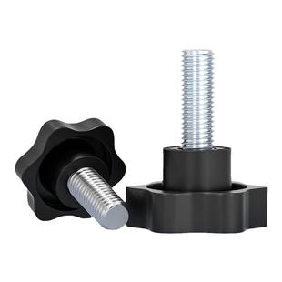 304不锈钢梅花手柄螺丝星形把手胶木手拧螺栓六星旋钮头M4M5M6M8