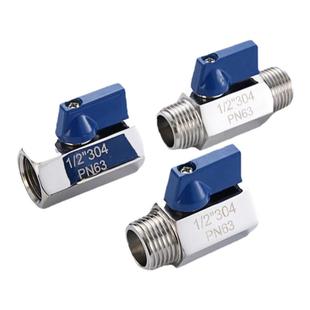 304不锈钢内外丝迷你球阀手动小球阀阀门双内丝迷你小球阀双外丝