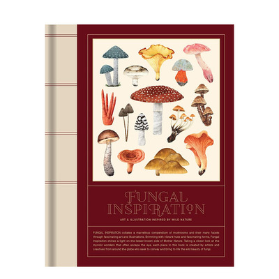 【现货】英文原版 菌菇灵感：野生自然艺术插画 FUNGAL INSPIRATION 插画/原画/设定集 正版进口图书画册 善优图书