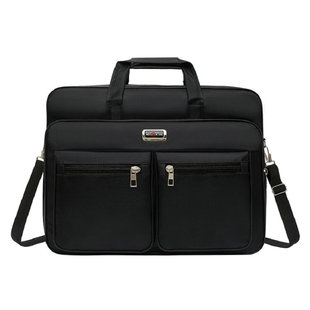 韩版男士超大容量单肩斜挎包牛津布商务手提公文包休闲运动旅行包