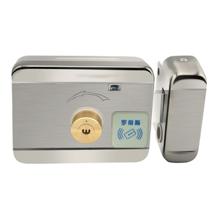 罗帝斯门禁系统电子大门锁单元门楼宇一体机感应铁门刷卡电控锁