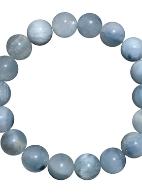 天然海胆蓝兔毛单圈水晶手链饰品