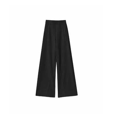 不显腿型的微喇叭裤！黑色好时尚