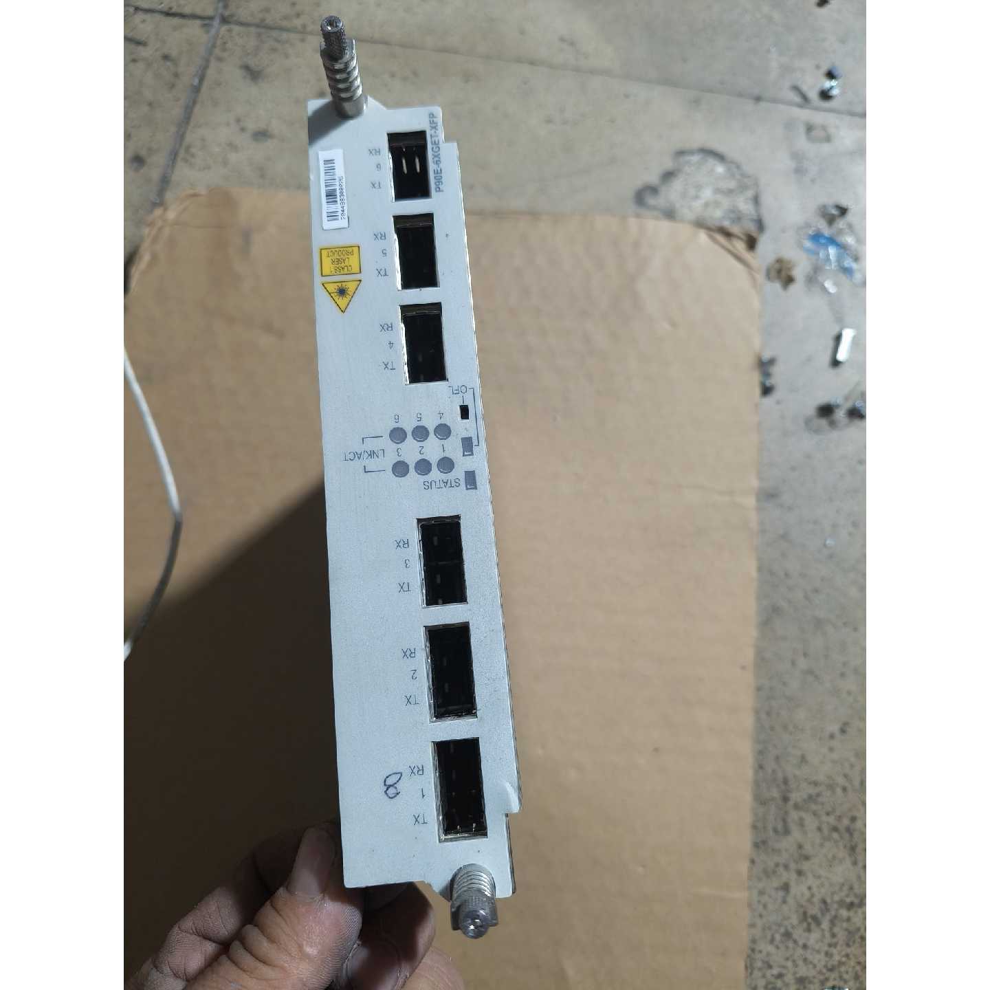 议价中兴P90E-6XGET-XFP模块接口卡,原装拆机件,实物