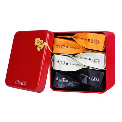 孝文家茶红罐武夷肉桂岩茶组合正宗岩茶叶武夷山大红袍小罐茶叶