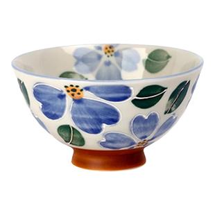 美浓烧日本进口泼水花陶瓷餐具碗套装家用小碗乔迁礼物新款米饭碗