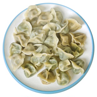 韭菜鸡蛋水饺素饺子素三鲜手工水饺茴香西葫芦鸡蛋速食速冻水饺