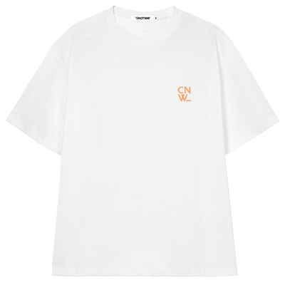 陈伟霆CANOTWAIT经典LOGO多色圆领短袖T恤男女夏季棉正品基础打底