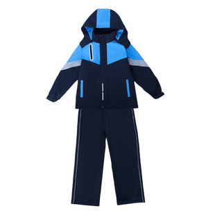 江西省南昌小学生统一校服套装秋冬新款加厚儿童班服冲锋衣三件套