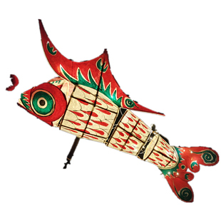 【附视频教程】非遗汪满田瞻淇竹篾鱼灯笼DIY新年鲤鱼灯 材料包