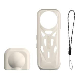 STARTRC斯达飞适配影石360 X5硅胶套防摔耐脏保护套壳Insta360 x5镜头盖机身防护套防摔耐脏钢化膜收纳包配件