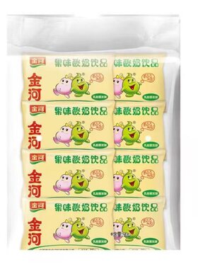 宁夏金河小黄袋乳酸菌果味酸奶饮品720g0酸甜甜袋装饮料低温发酵
