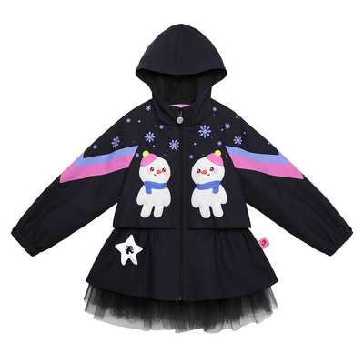 【不化的雪人】防水冲锋衣女童