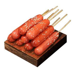 永旺达台湾热狗烤肠台式肉肠香肠脆骨商用火腿肠淀粉红肠空气炸锅