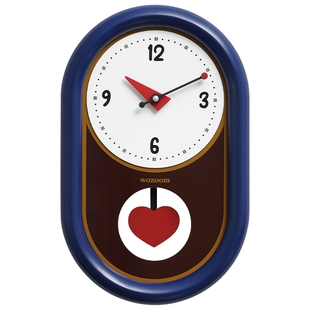 Mandelda免打孔中古风挂钟客厅创意钟表挂墙高级感时钟2026新款