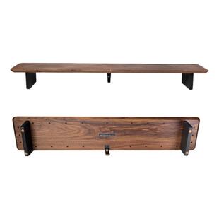 【造木】M20北美黑胡桃实木显示器增高架 桌面收纳 模块化支架