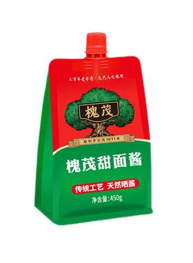 槐茂450g袋装甜面酱粮食酿造