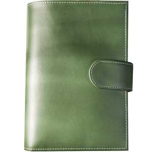 新款头层牛皮复古手帐本旅行记事本多功能牛皮本活页夹收纳日记本