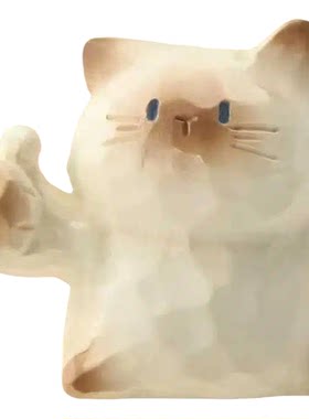 猫猫pai逻辑猫手办盲盒生日礼物