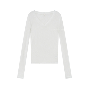 大佬街舞潮牌纯欲微透百搭打底上衣小众镂空长袖jazz夏季慵懒7479