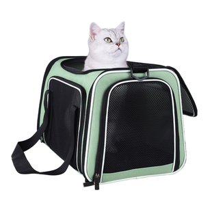 陪士奇猫包猫咪外出包猫包外出便携透气斜挎出行狗狗包狗猫用品