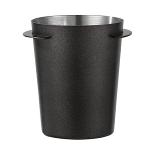 304不锈钢接粉杯咖啡机手柄接粉器闻香杯EK43磨豆机通用接粉环