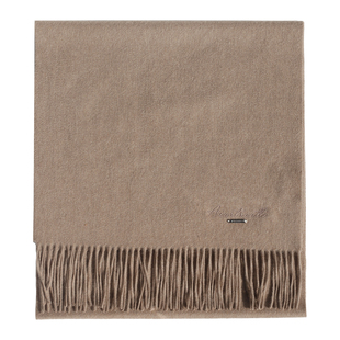 AiurtRuutti纯羊绒金字塔等级 14.7um细度围巾意式水波纹纯色披肩