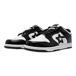 RIPSTAR/爆炸星经典黑白色板鞋百搭男女款新款休闲运动鞋【熊猫】