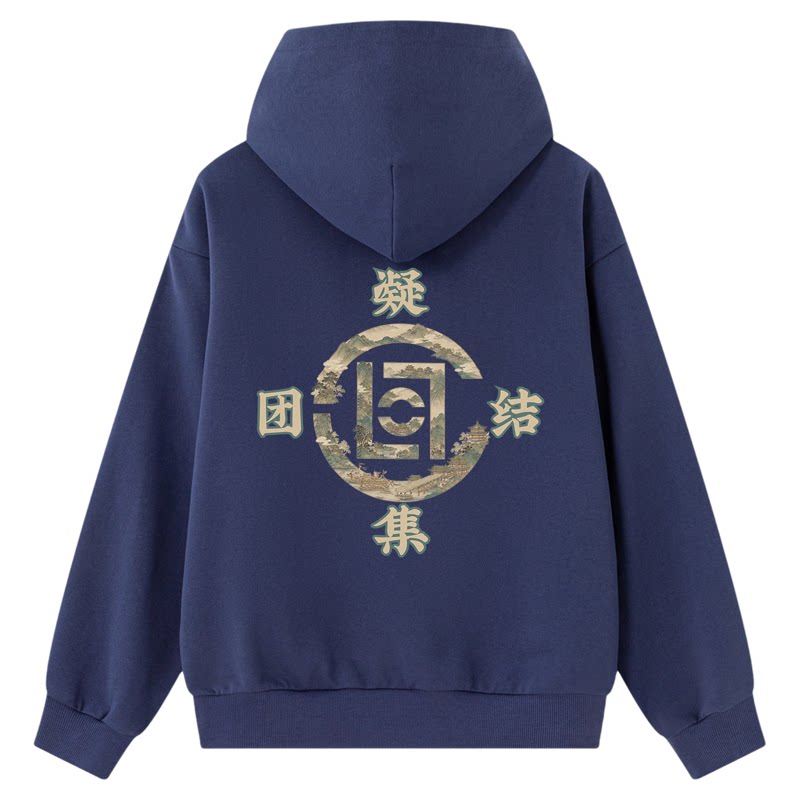 CLOT陈冠希主理连帽卫衣古画印花
