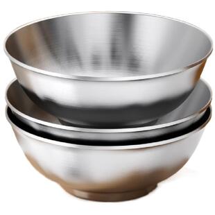 304不锈钢碗家用米饭碗个人专用泡面碗儿童小碗斗笠碗大号汤面碗