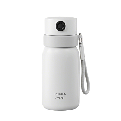 飞利浦新安怡智能指纹解锁保温杯儿童学生上学专用密码水杯吸管杯